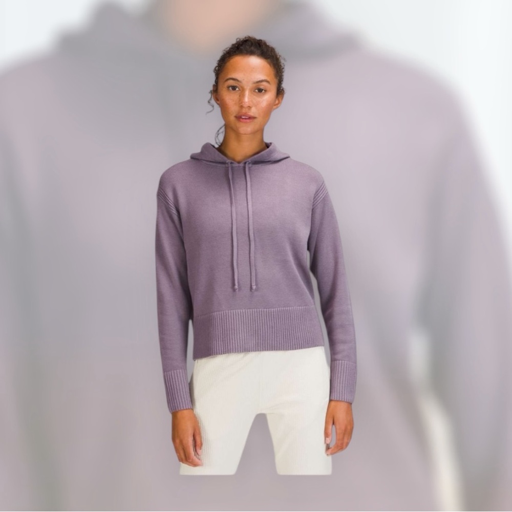 Lululemon Double Knit Sweater Hoodie
Dusky Lavender